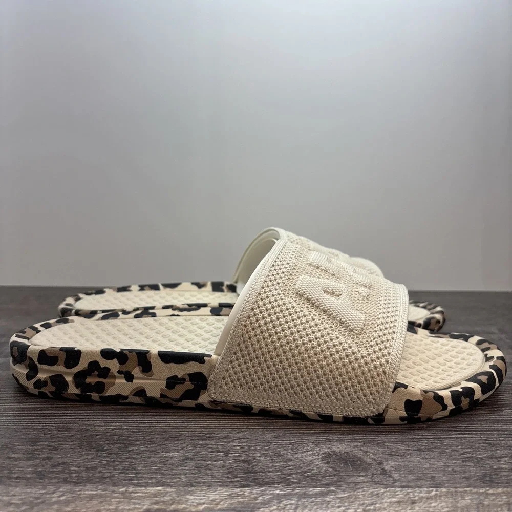 APL Knit Slide Sandals in Parchment/Leopard Men’s Size 11 Men main image 3